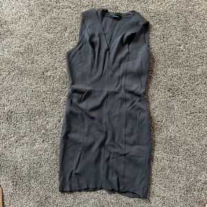 Blooming Gray Body-con Dress